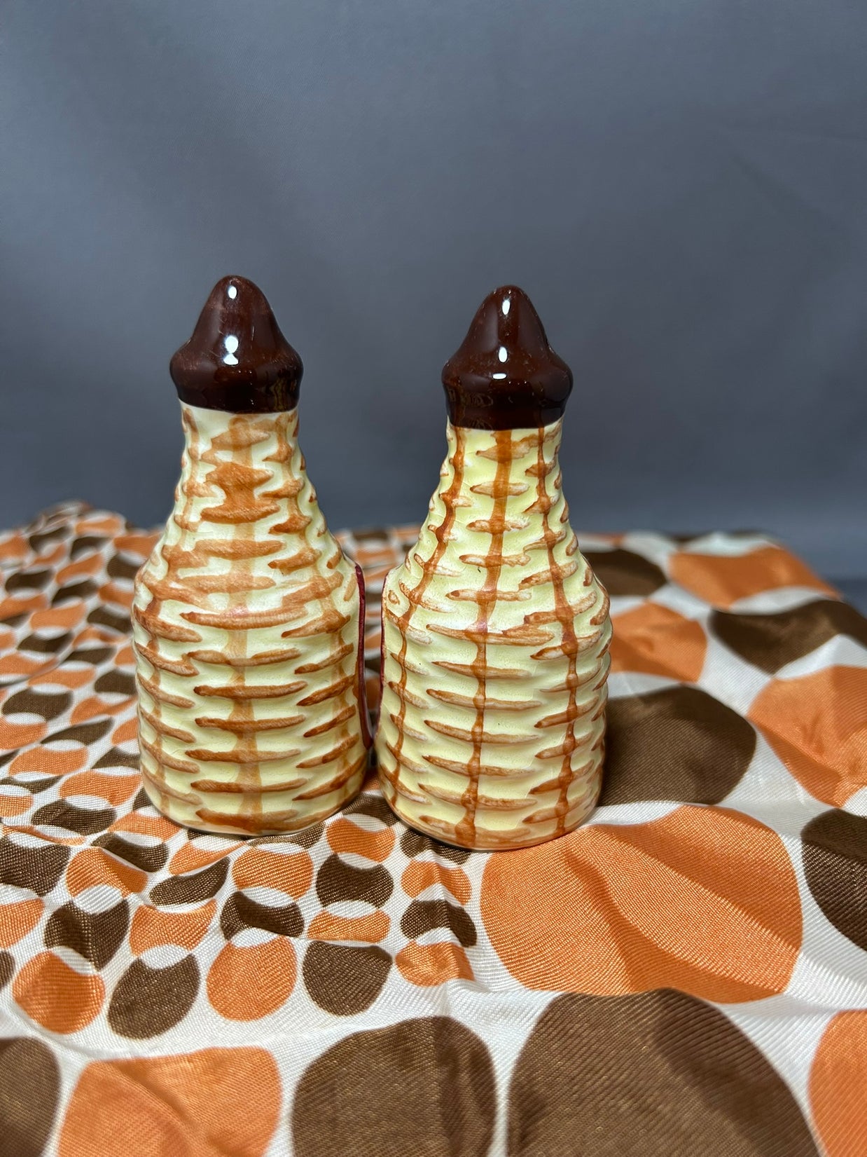 Condiment Bottles with Cherries S&P set - JAPAN