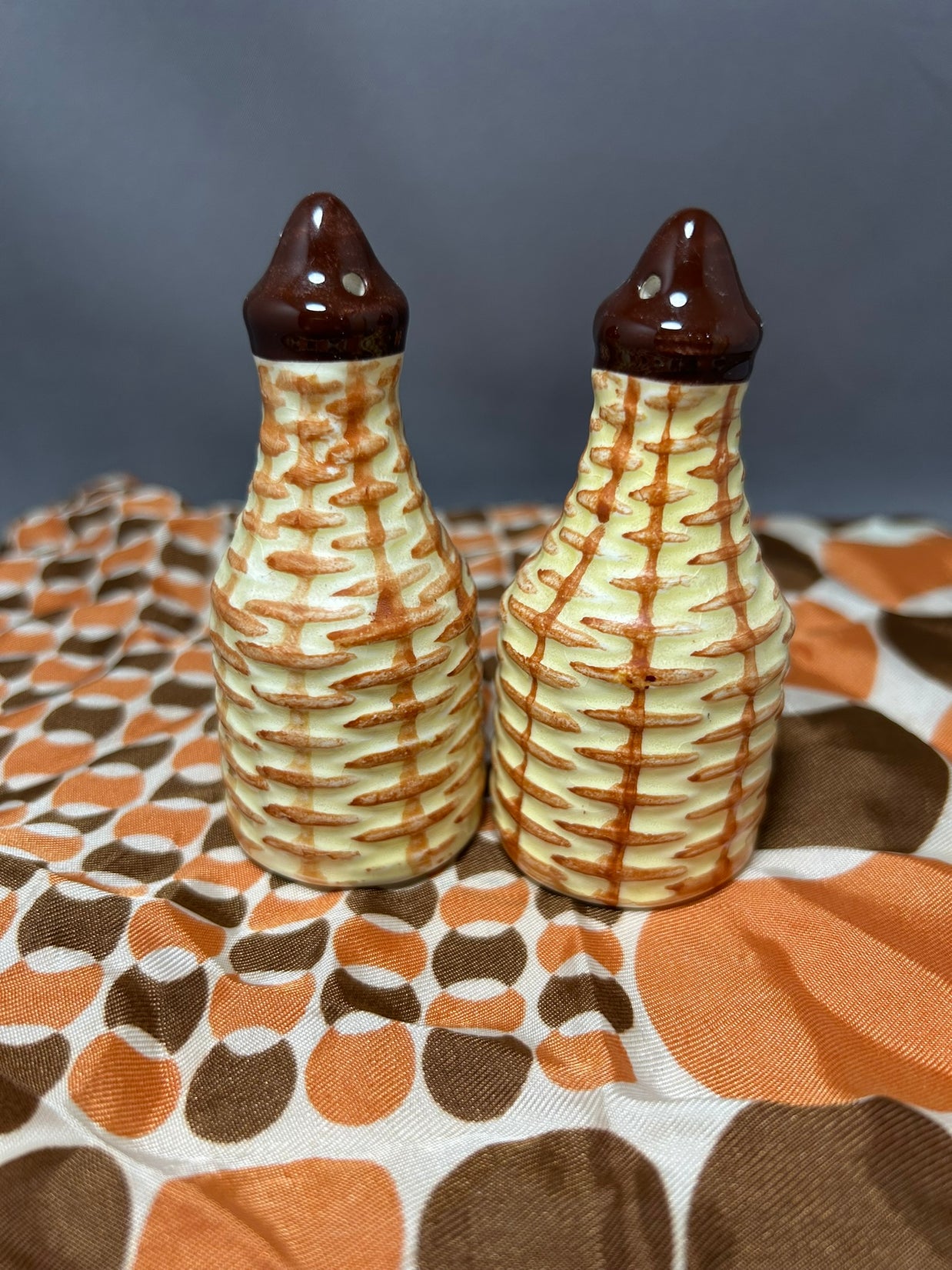 Condiment Bottles with Cherries S&P set - JAPAN