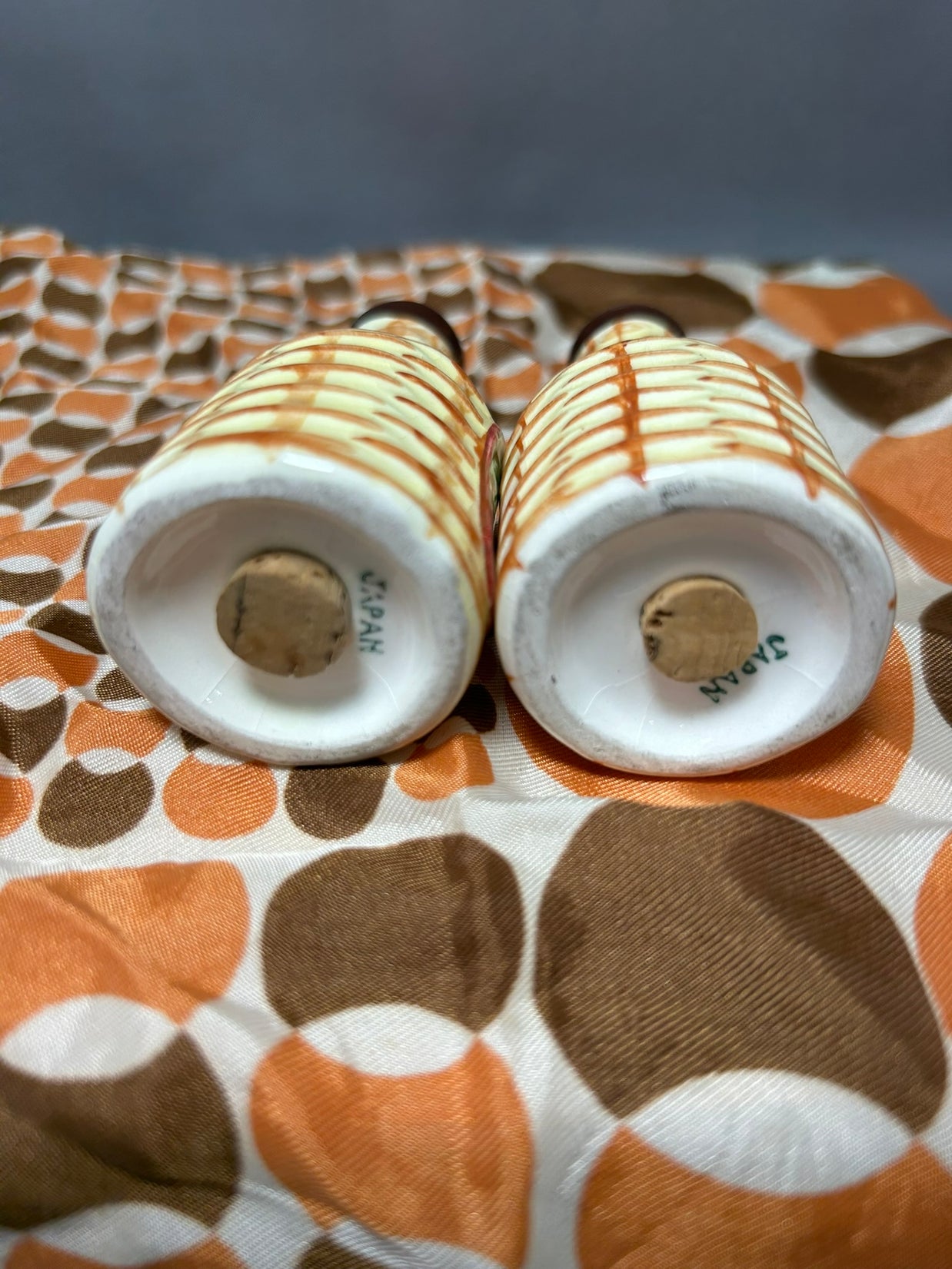 Condiment Bottles with Cherries S&P set - JAPAN