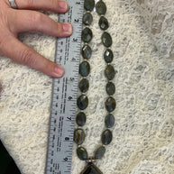 Labradorite and Sterling Necklace