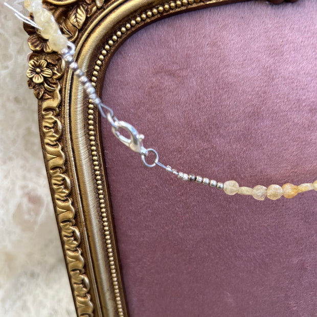 Citrine Heart Necklace