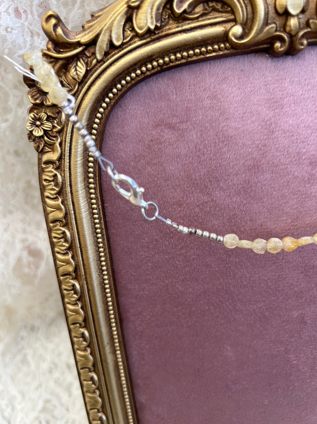 Citrine Heart Necklace
