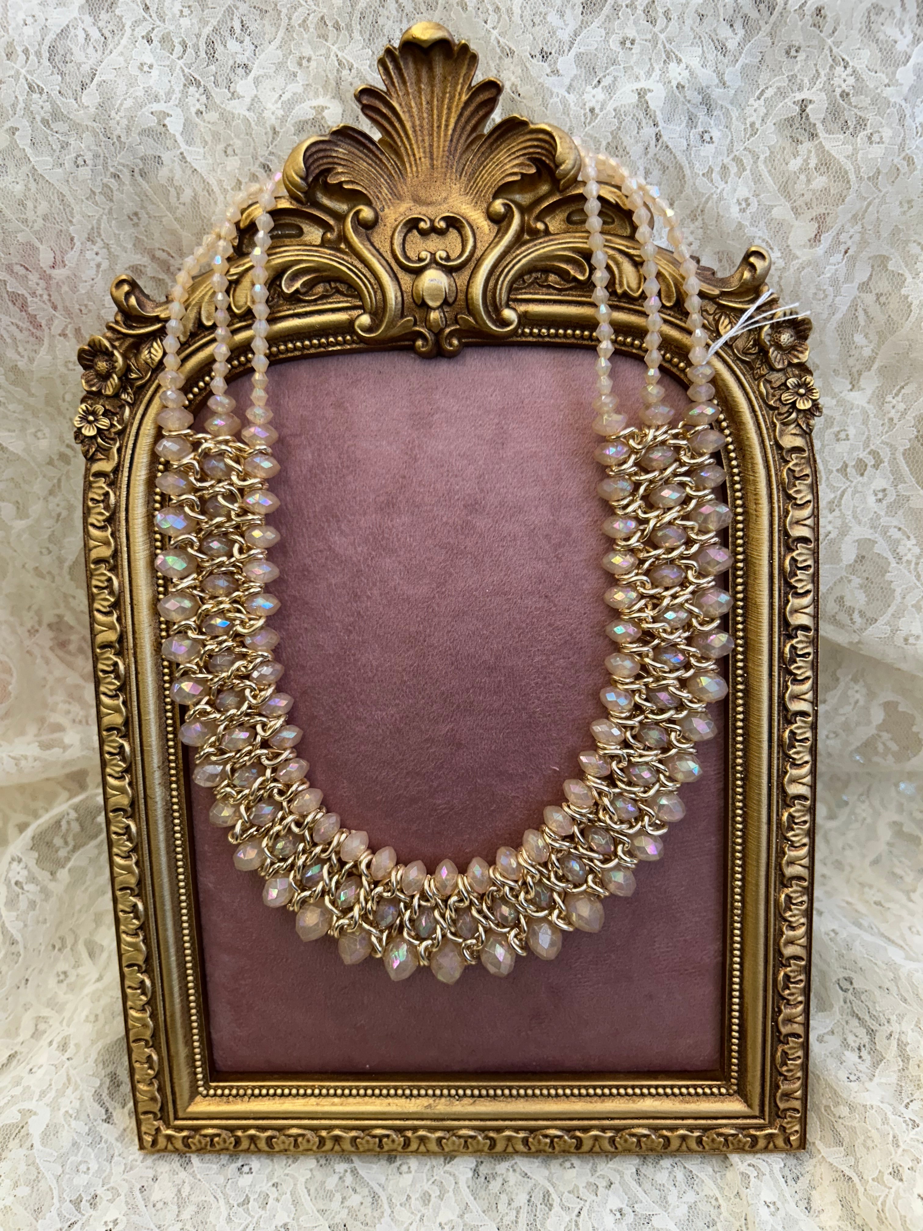 Champagne Beads on a costume jewelry budget