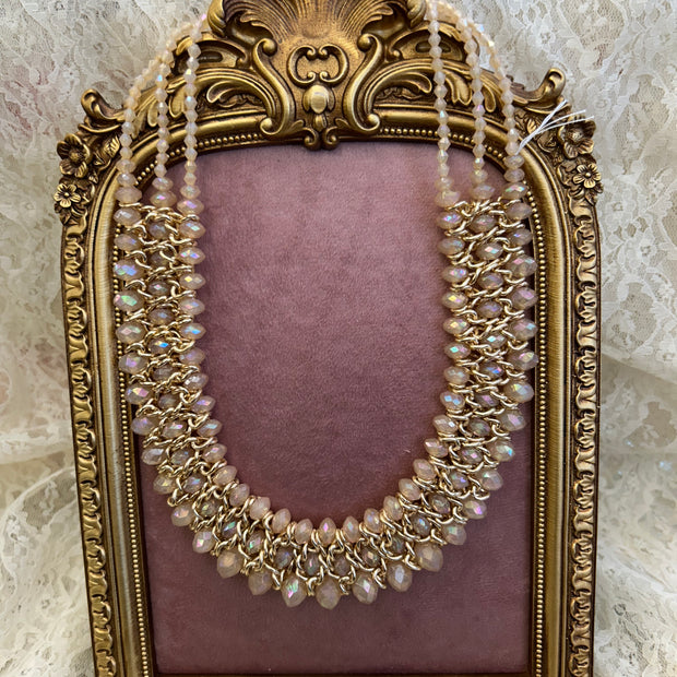 Champagne Beads on a costume jewelry budget