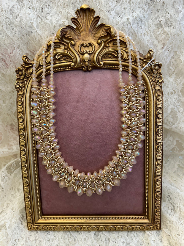 Champagne Beads on a costume jewelry budget