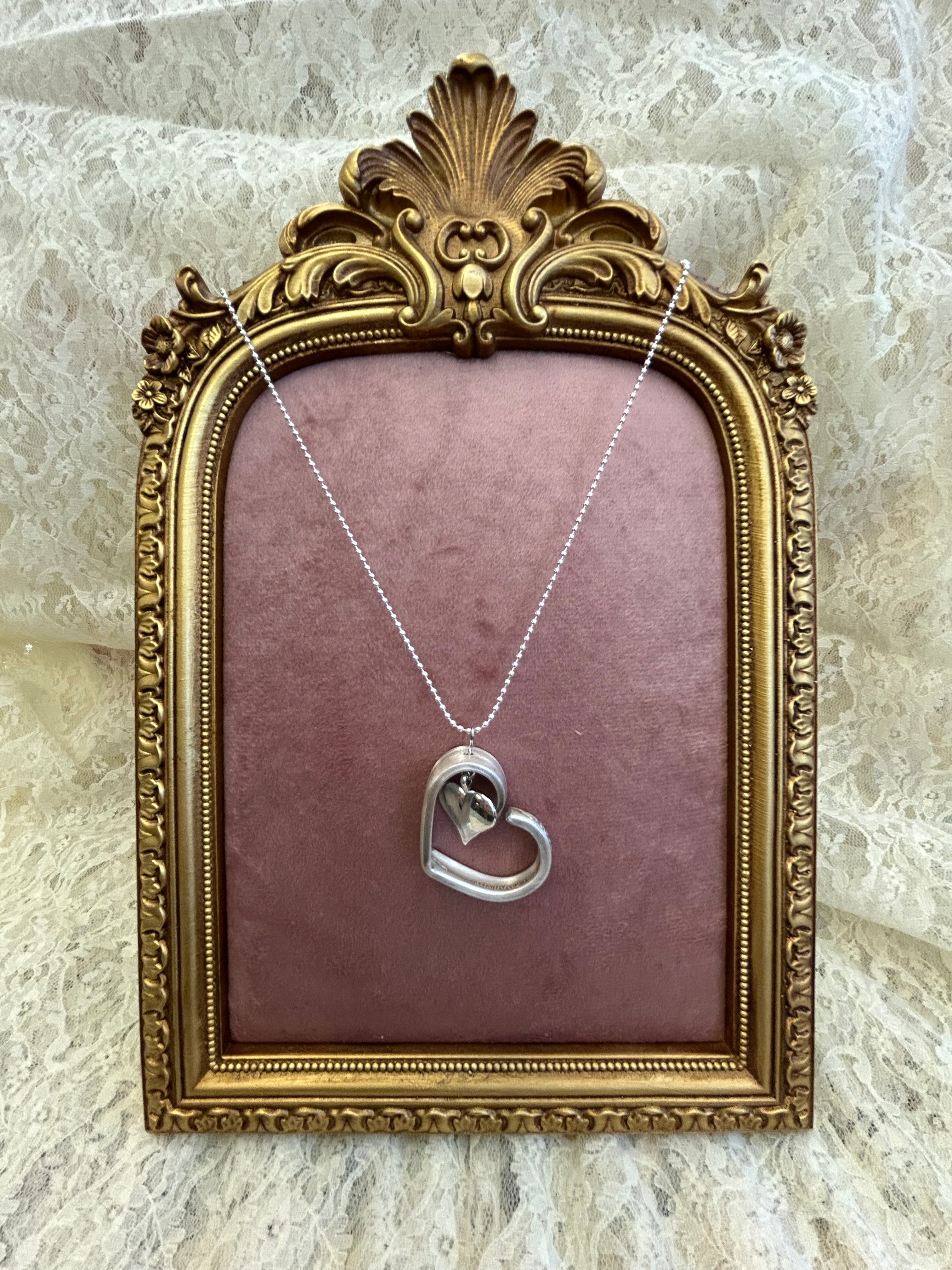 Antique Spoon Heart Necklace