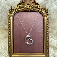 Antique Spoon Heart Necklace